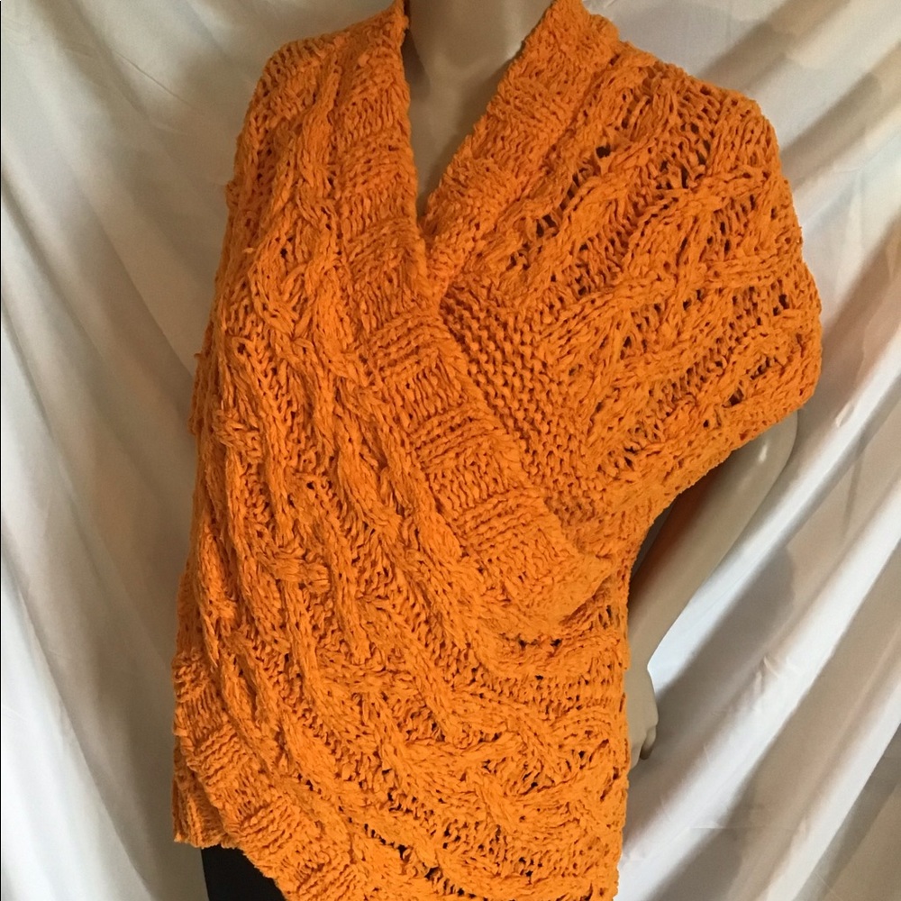Chunky Sweater Wrap by Knitted and Knotted
